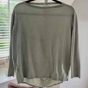 Lululemon Back in Action Long Sleeve Shirt Nulu